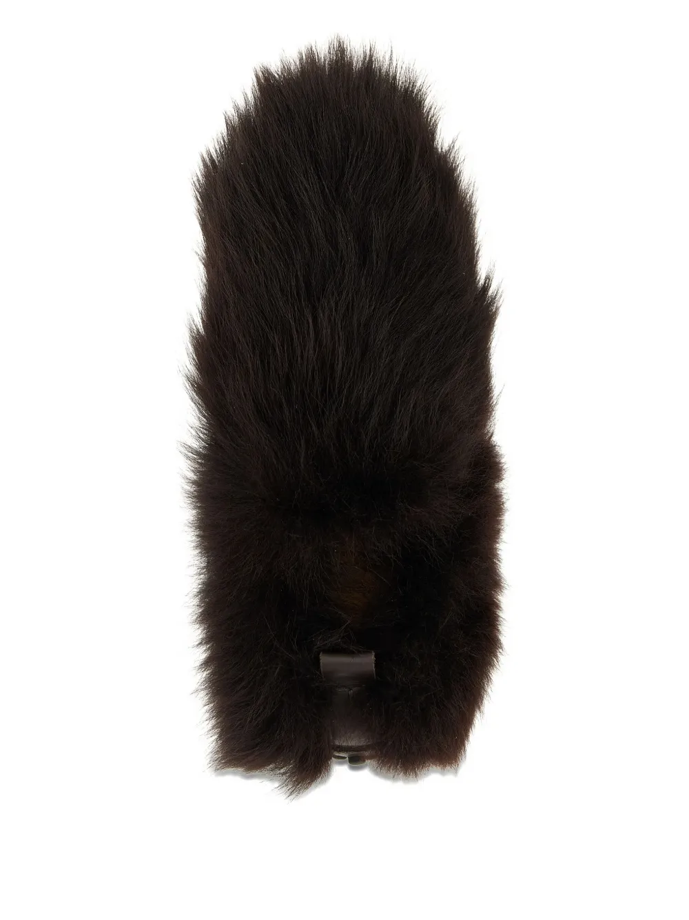 Tod's Gommino Sheep Fur Loafers In Brown