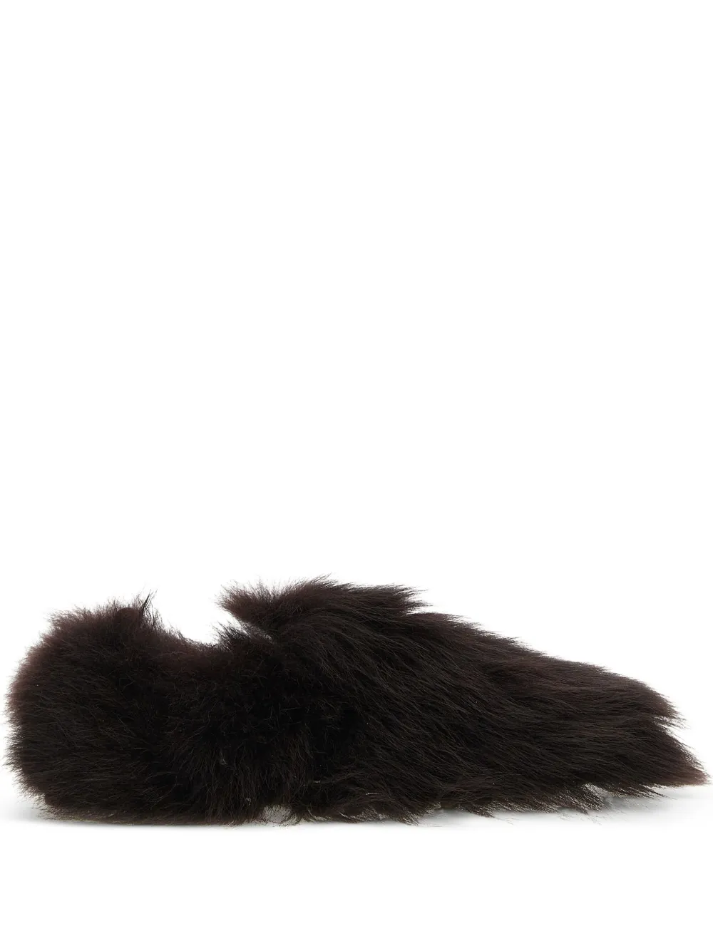 Tod's Gommino loafers van schapenbont Bruin