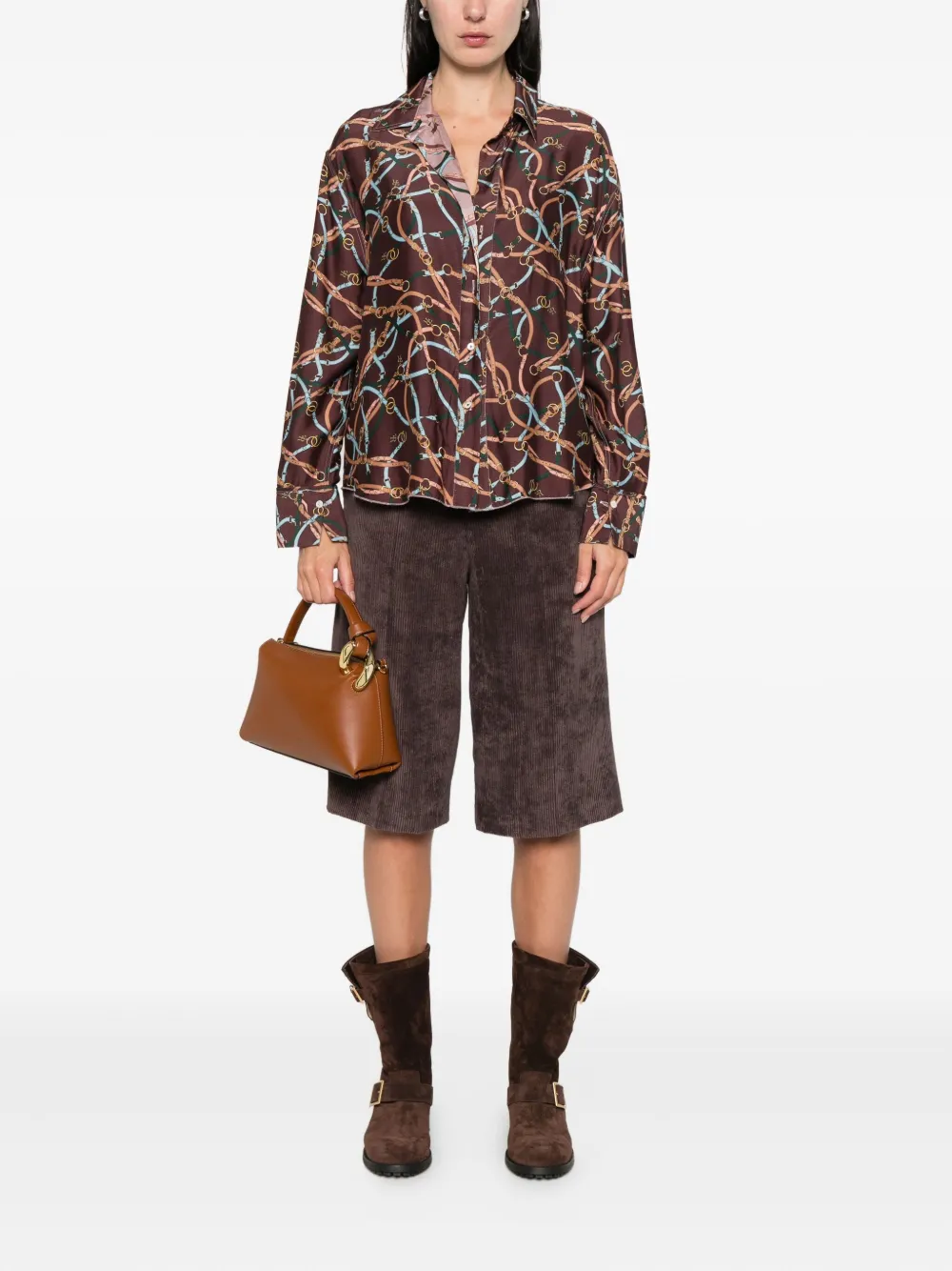 Robert Friedman camisa con cadenas estampadas | Camisas | Image 2