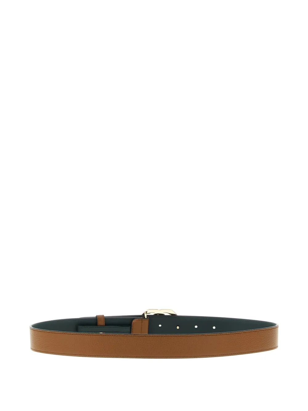 Gucci buckle leather belt - Bruin