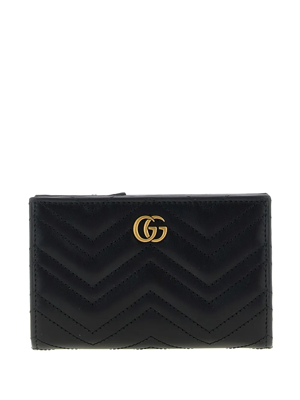 Gucci 'gg Marmont' Wallet In Black