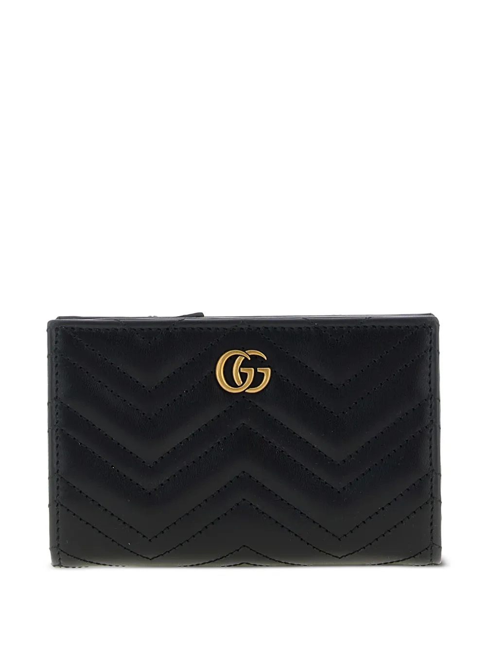 Gucci GG Marmont chevron-quilted wallet | Black | Image 1