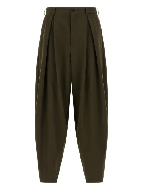 Comme des Garçons Homme Plus pantalones con pinzas y motivo pied de poule