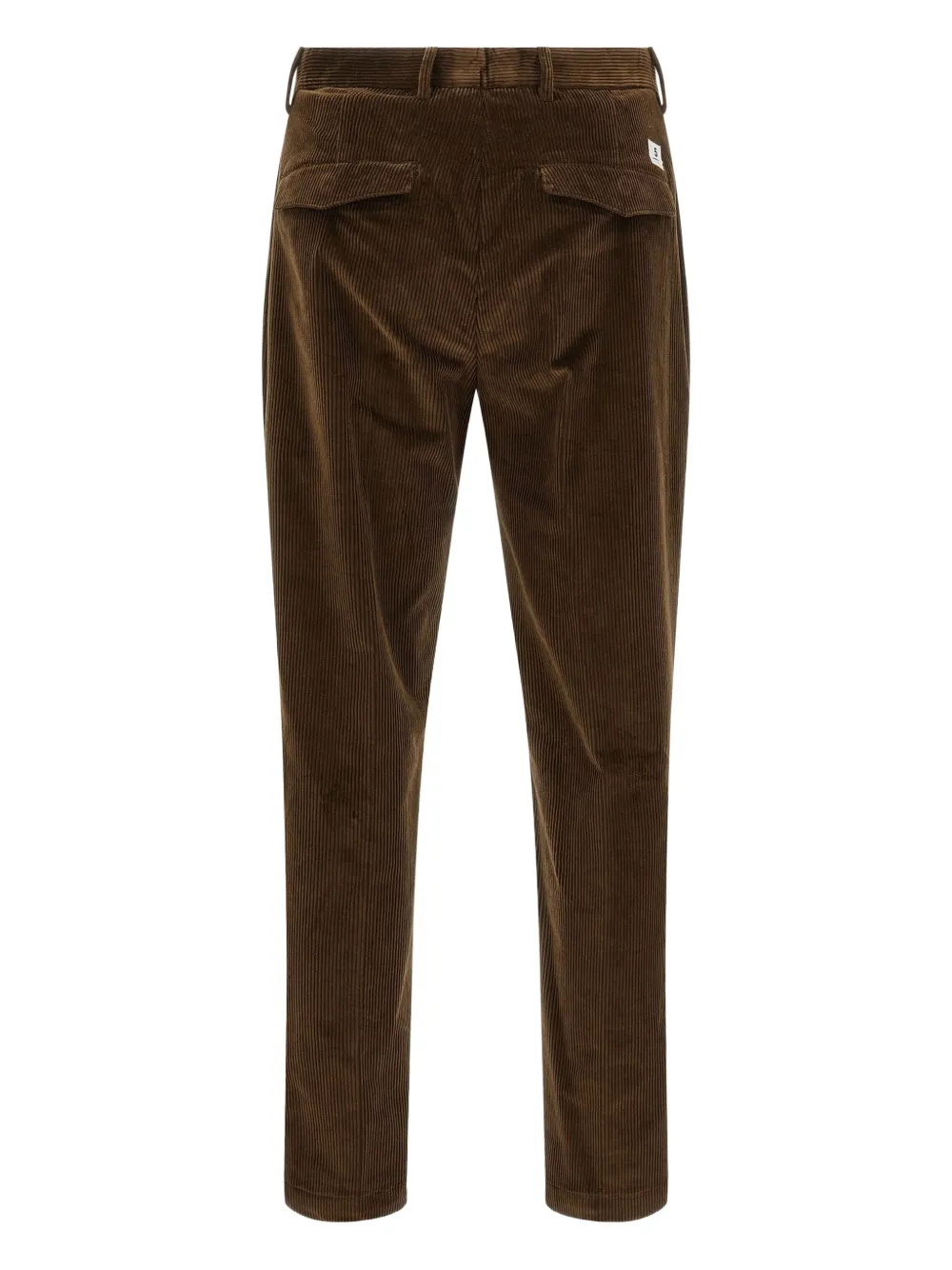 Department 5 pleat logo-patch trousers - Bruin