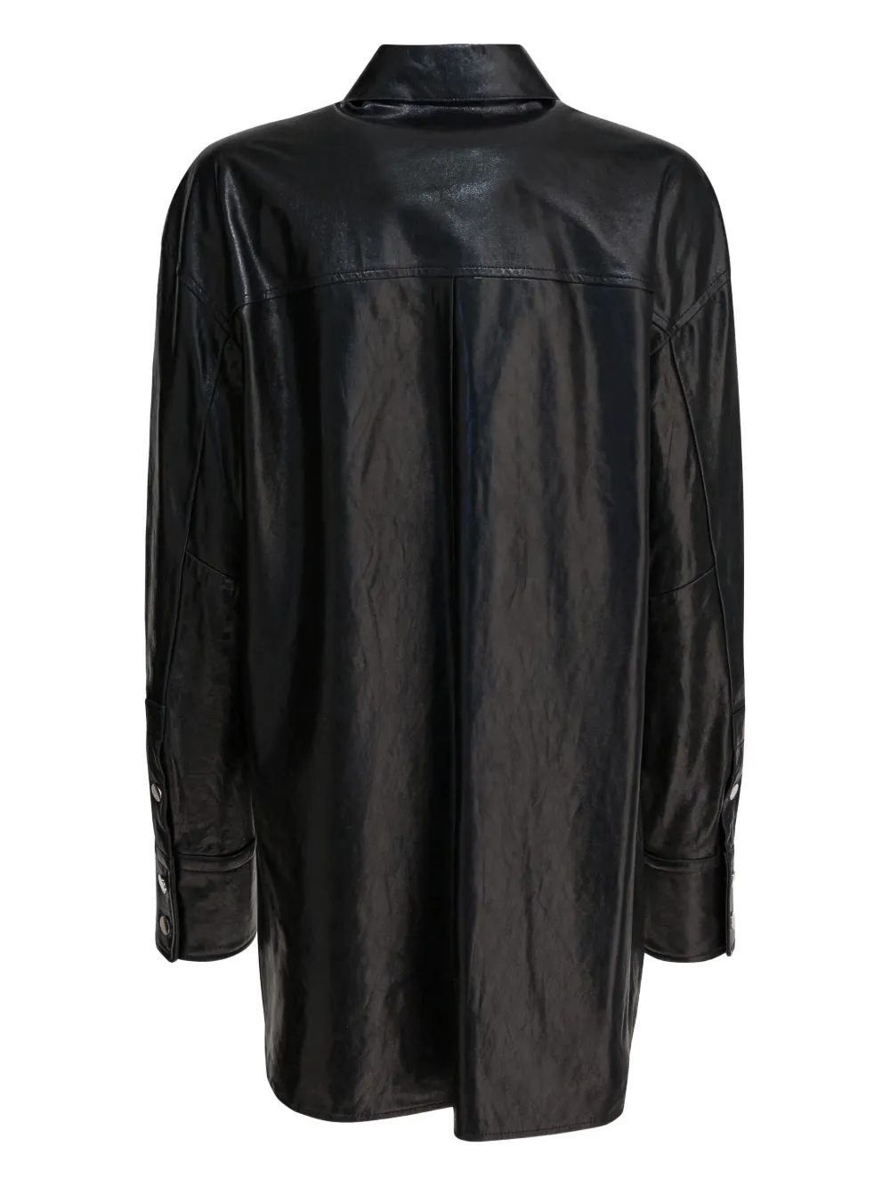 Max Mara chest-pocket leather jacket | Leather Jackets | Image 2