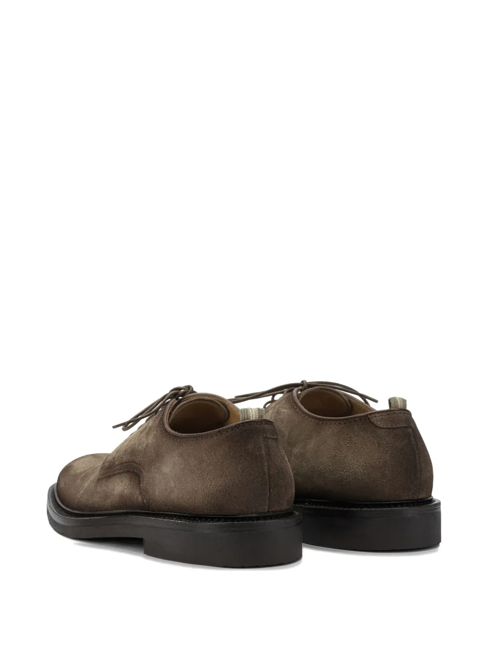Officine Creative Veterschoenen met ronde neus Bruin