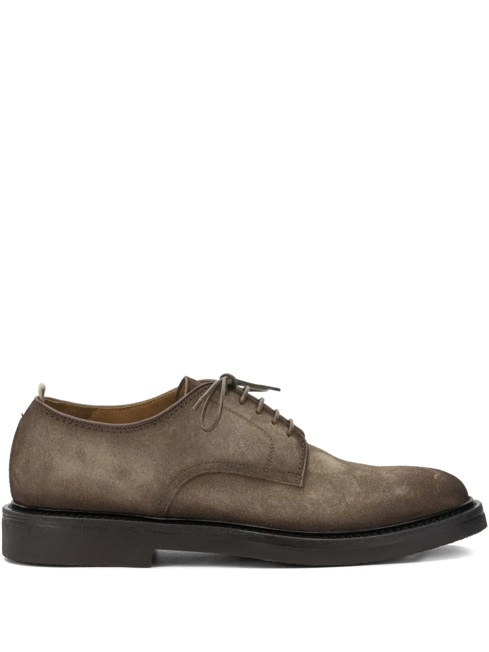 Officine Creative Veterschoenen met ronde neus Bruin