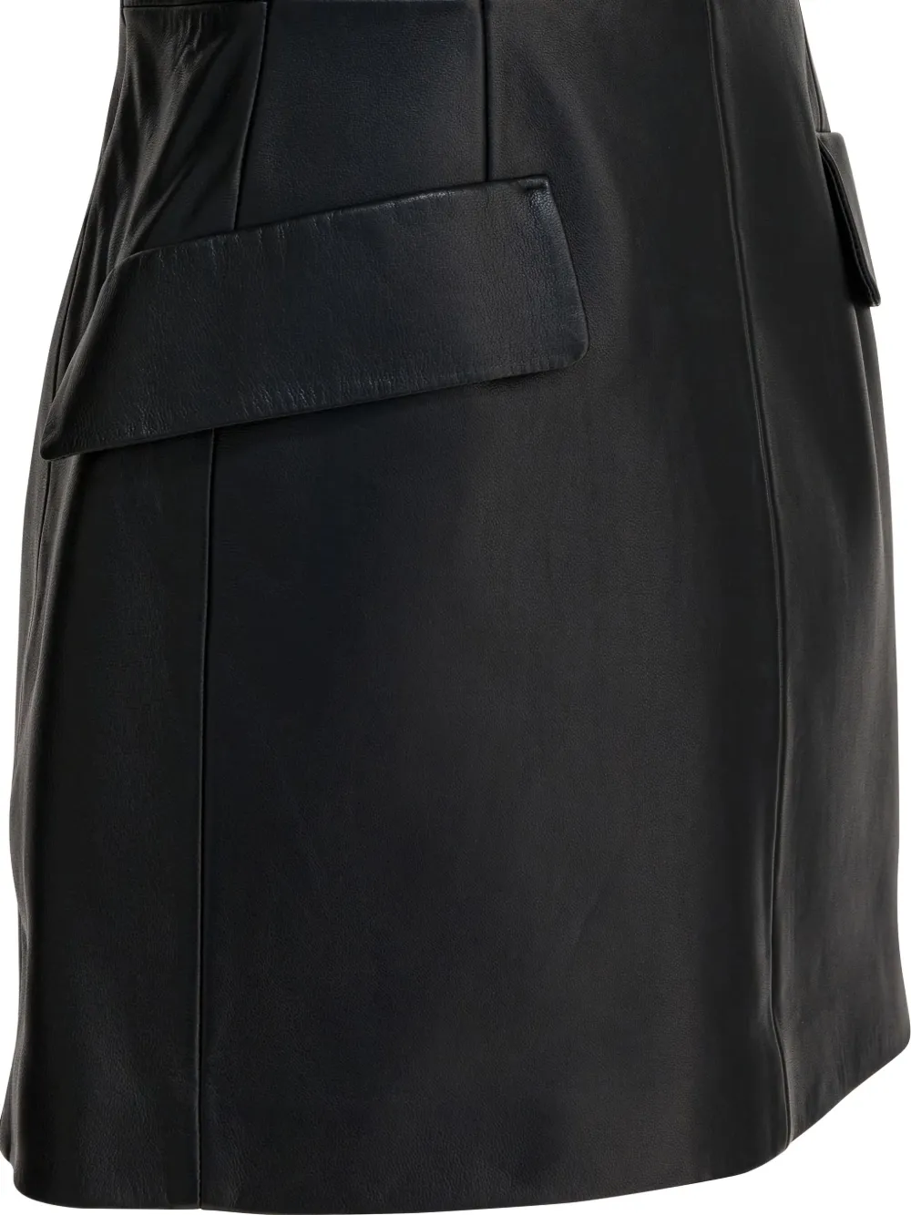 Max Mara Panelled Mini Dress In Black