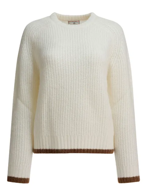 Ines De La Fressange ribbed contrast-trim sweater