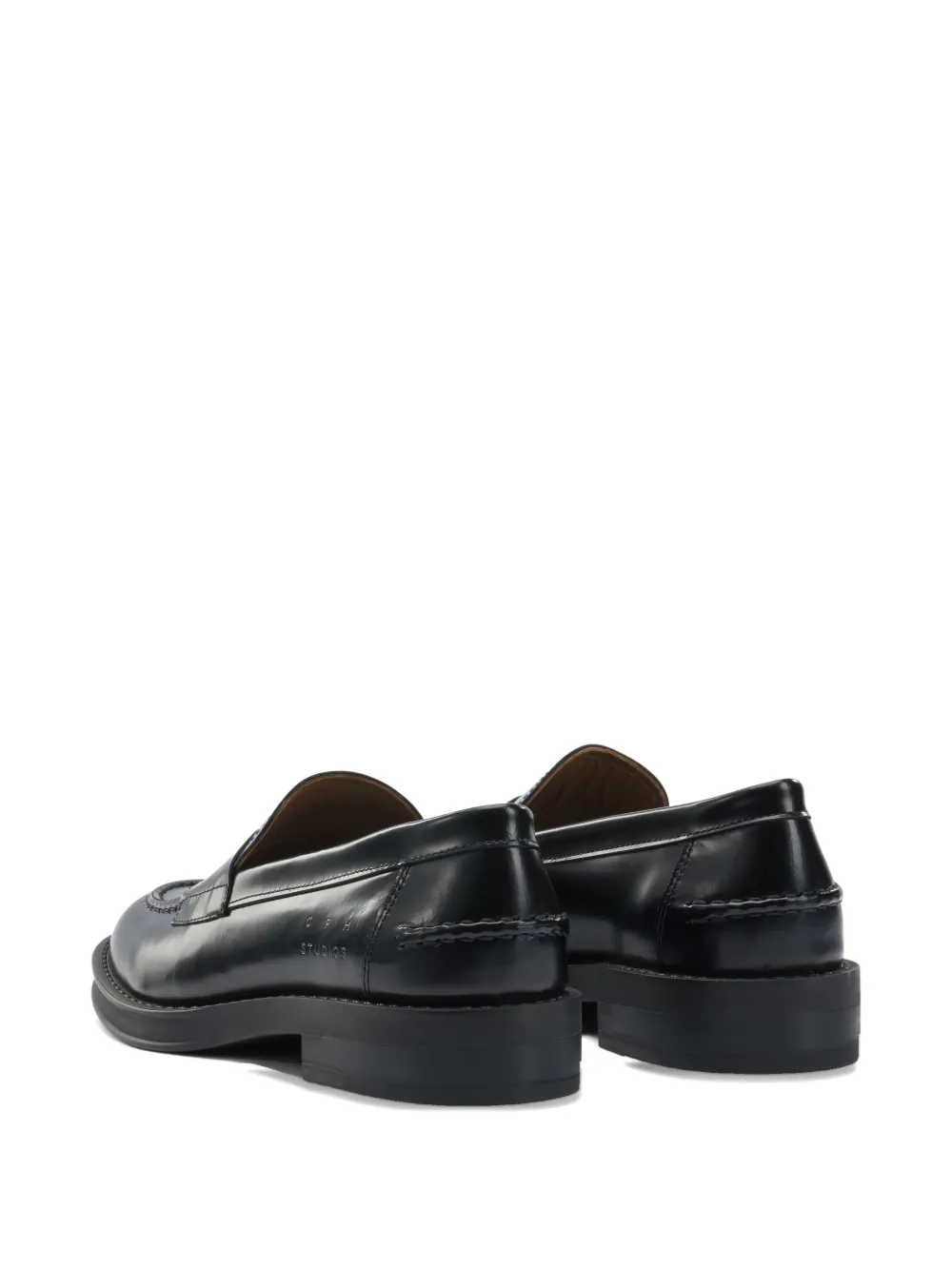 Copenhagen Studded Loafers In Black