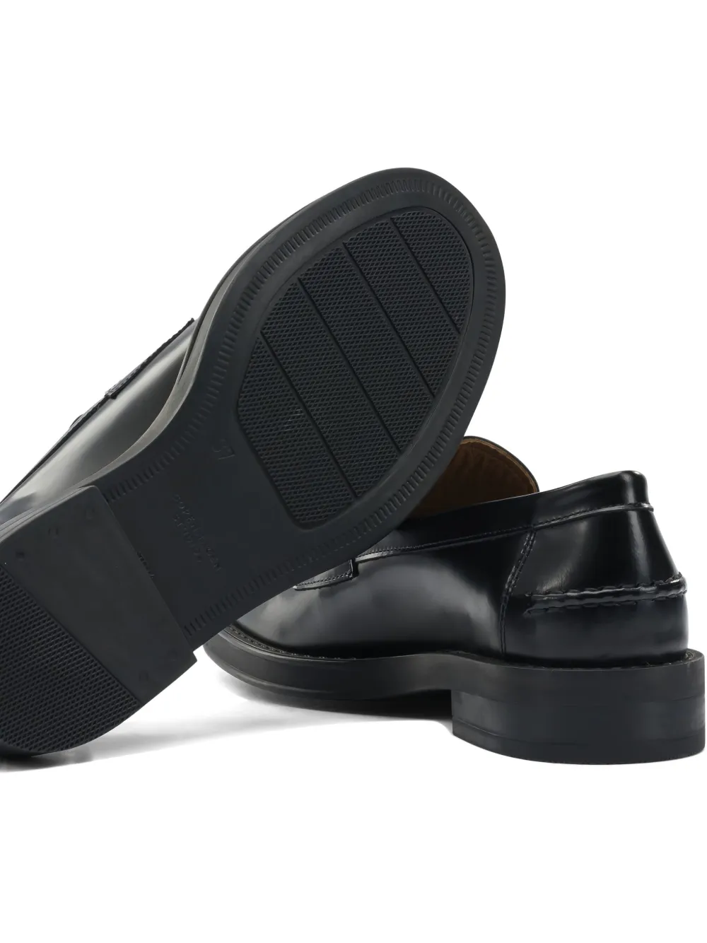 Copenhagen Studded Loafers In Black