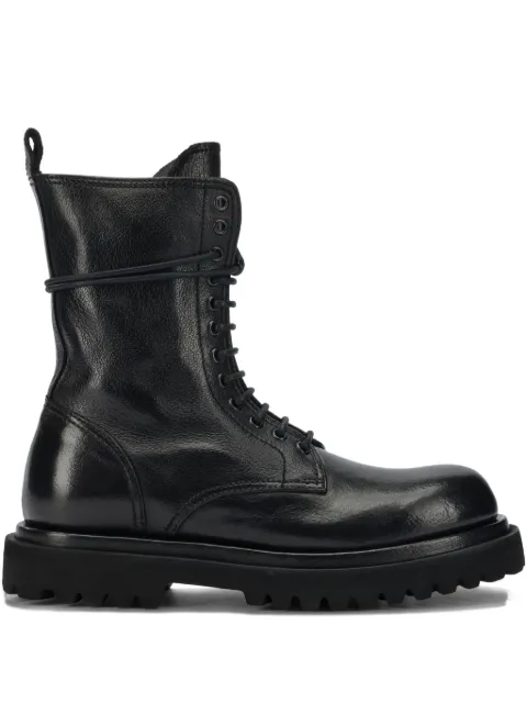 Officine Creative leather combat boots