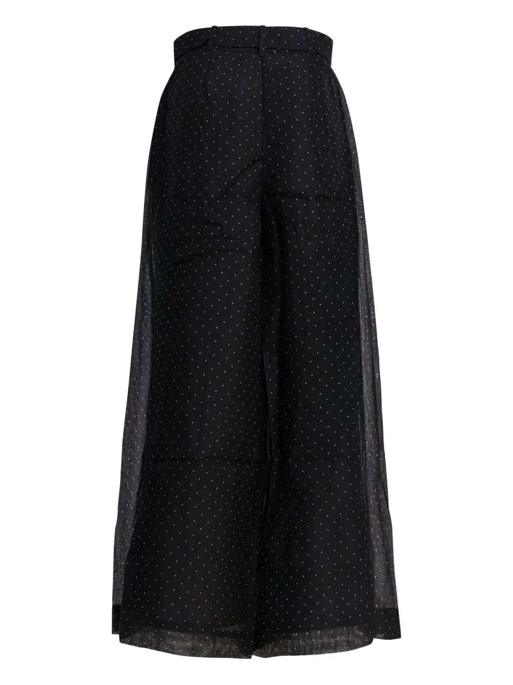 ZIMMERMANN polka-dot belted trousers - Zwart