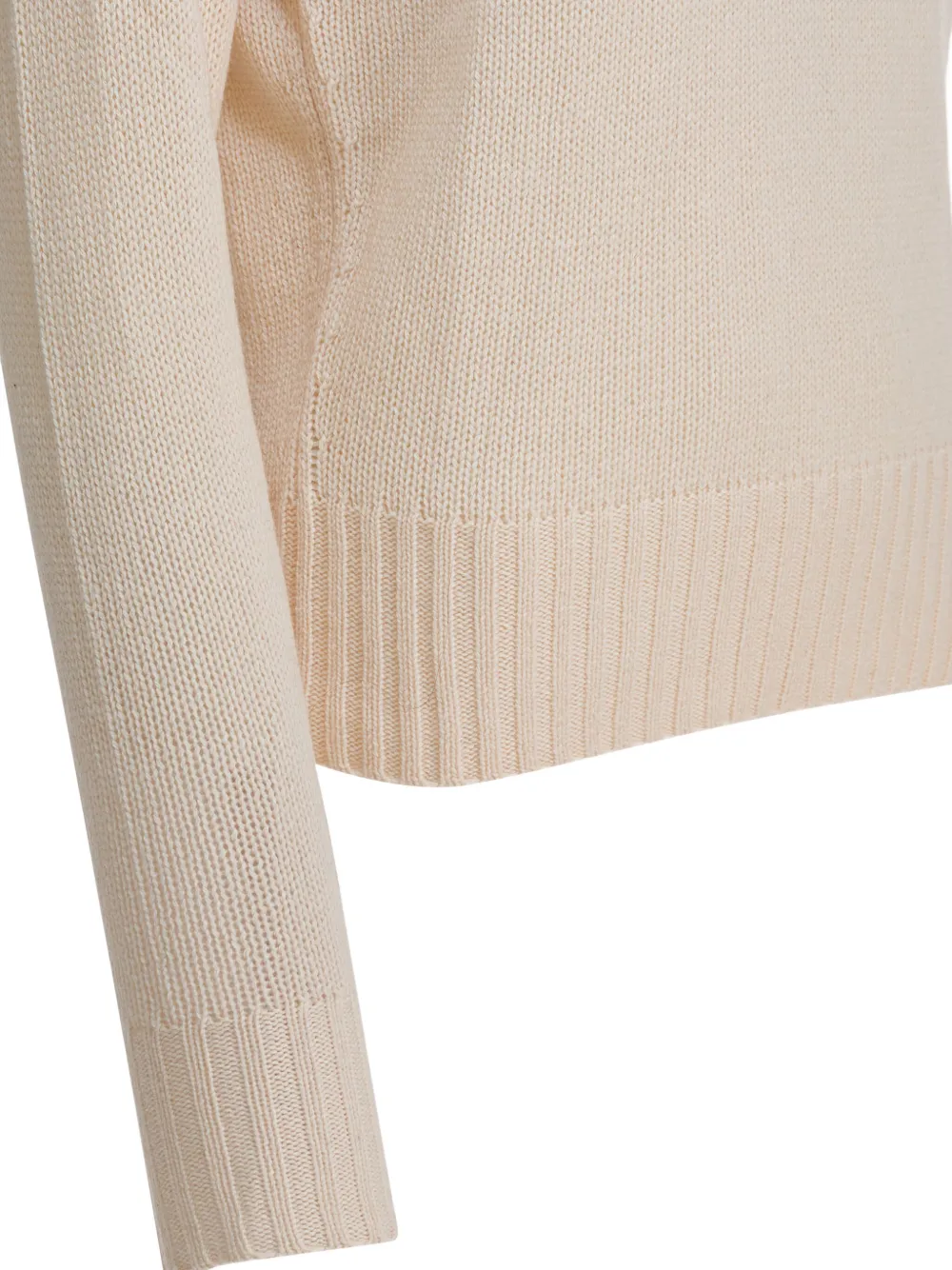 Ines De La Fressange Ribbed Sweater In Metallic