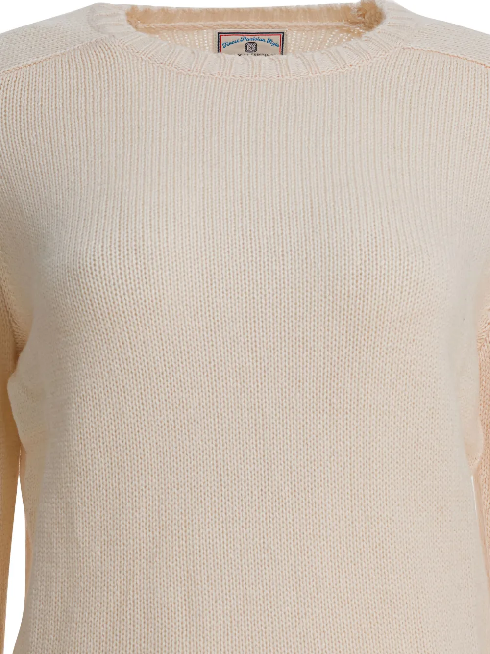 Ines De La Fressange Ribbed Sweater In Metallic