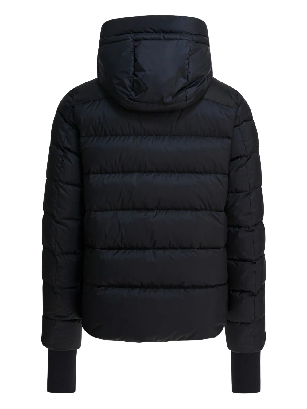 Moncler Grenoble Gewatteerd jack met capuchon Zwart
