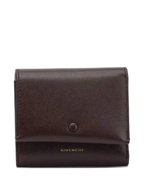 Givenchy buttoned leather wallet