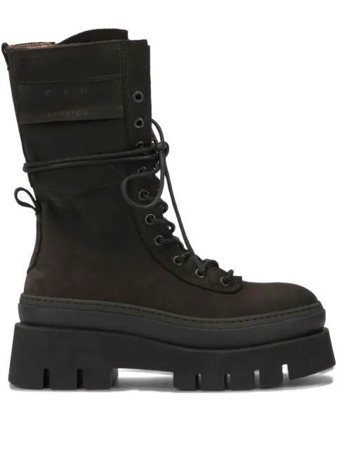 Copenhagen botas con plataforma y cordones