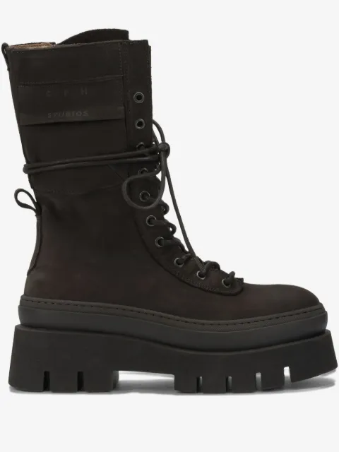 Copenhagen Schnürstiefel mit Plateau