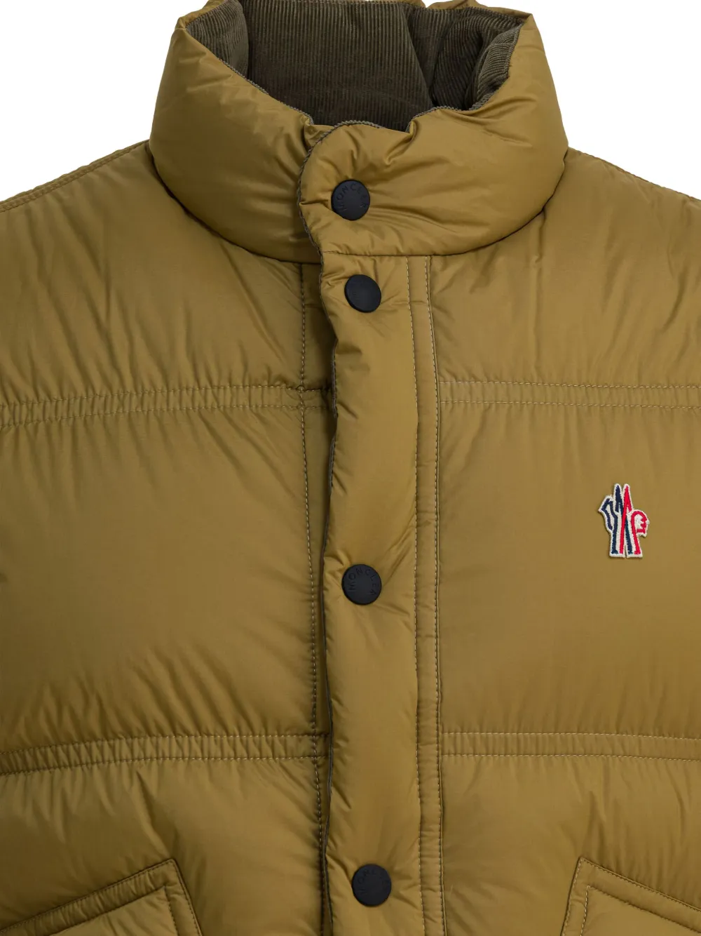 Moncler Grenoble Bodywarmer met knopen Beige