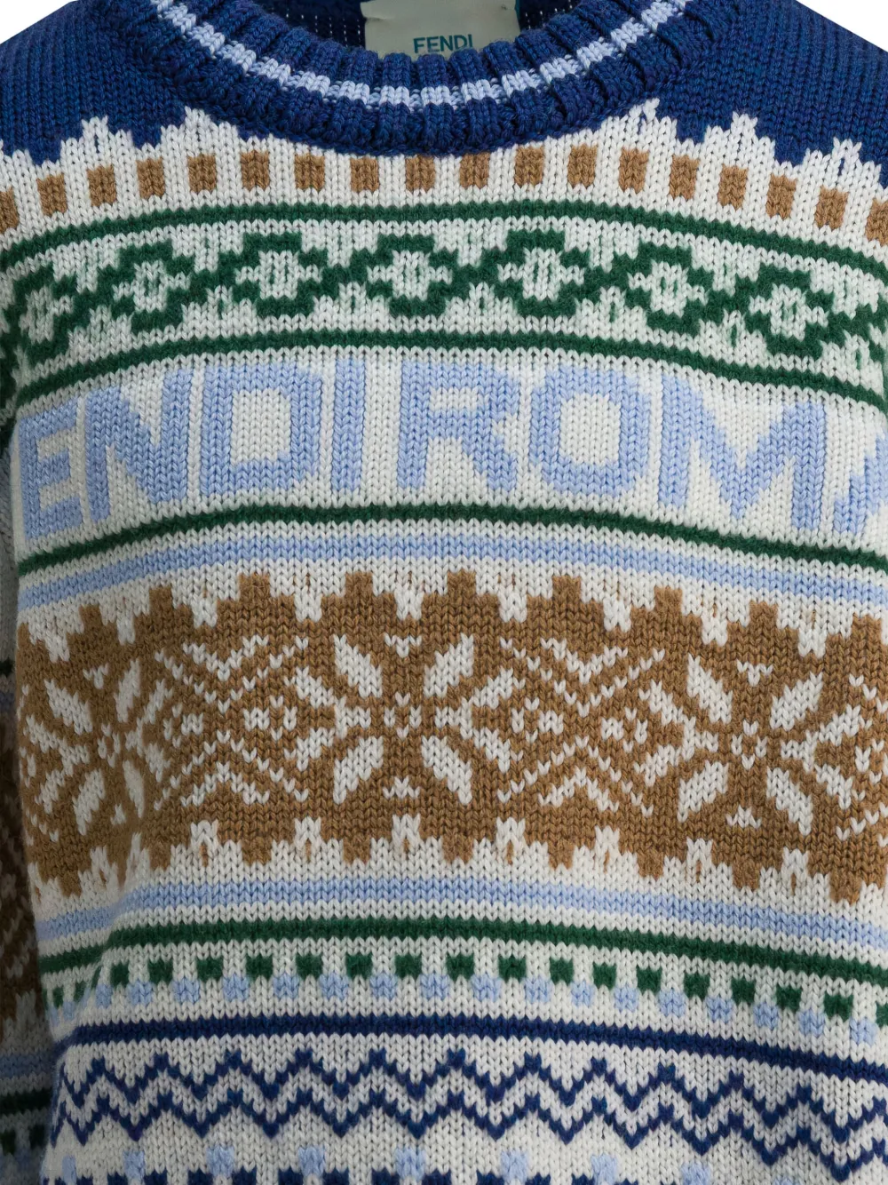 Fendi Kids Trui met lange mouwen Blauw