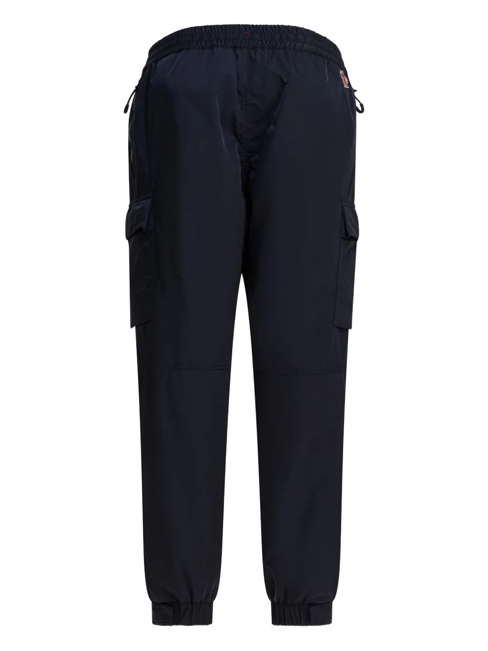 Moncler Grenoble cargo pants elasticated waistband - Blauw