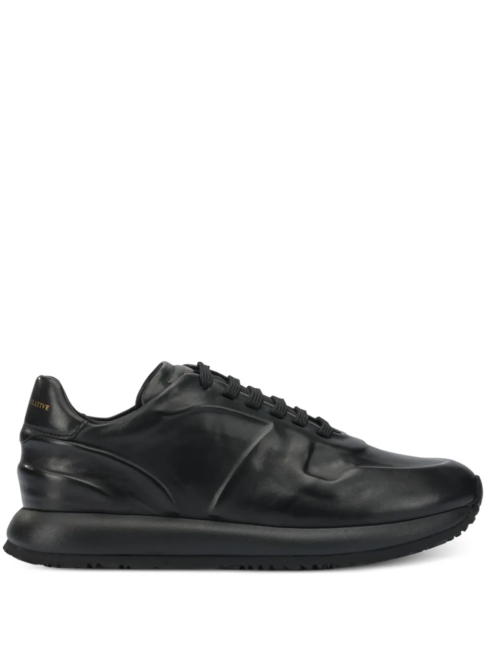 Officine Creative Leren sneakers Zwart