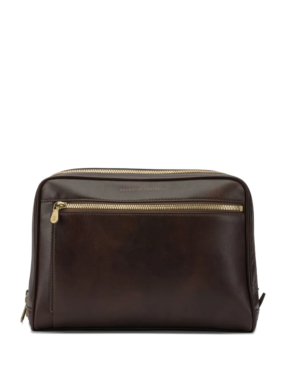Brunello Cucinelli zip clutch bag | marrón | Image 1