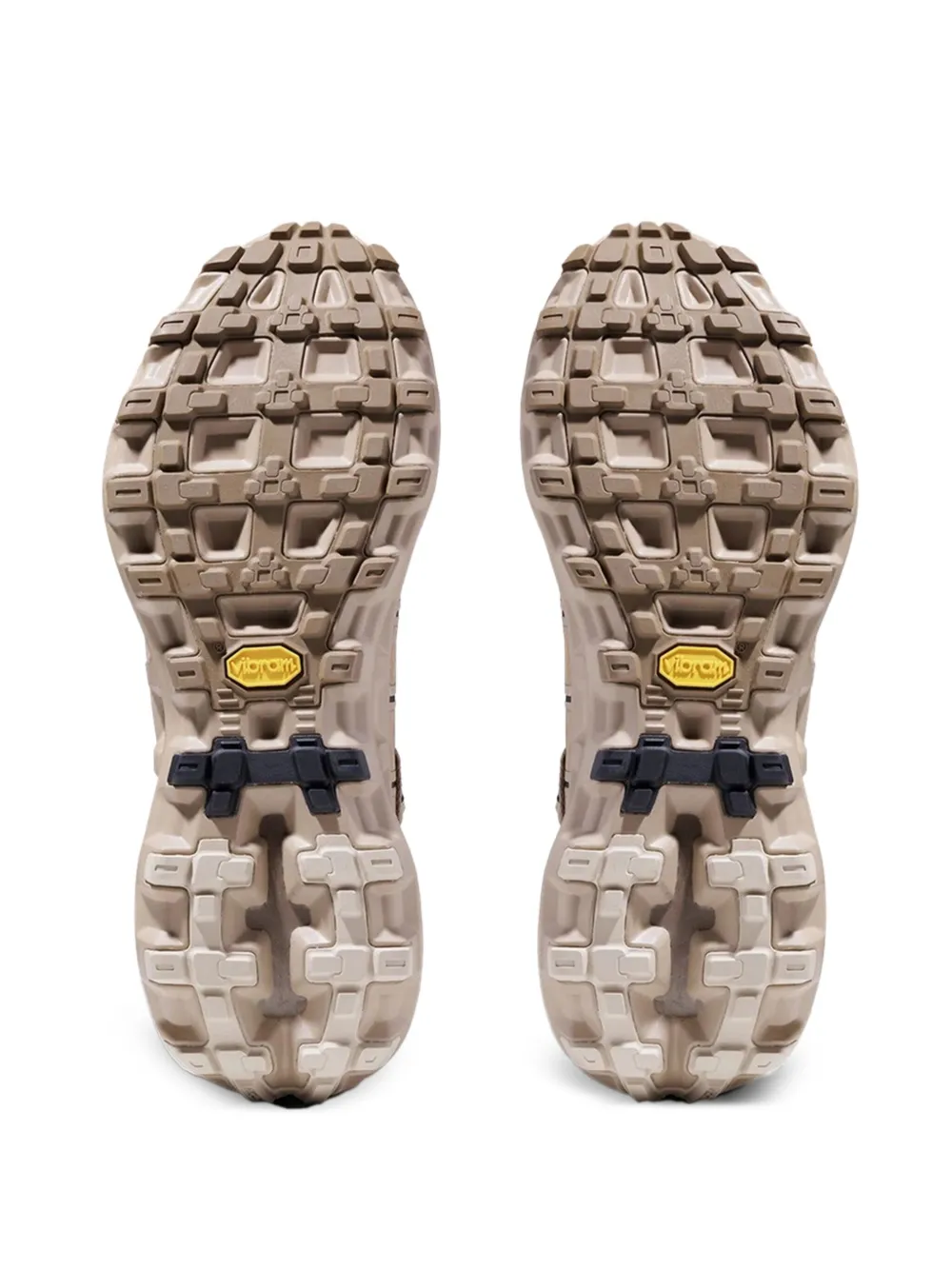 X BIONIC sock-style lace-up sneakers Beige