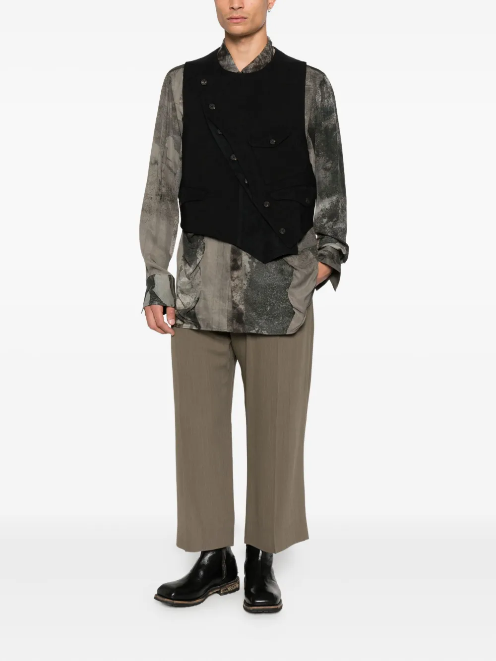 Ziggy Chen asymmetric waistcoat | Waistcoats & Gilets | Image 2