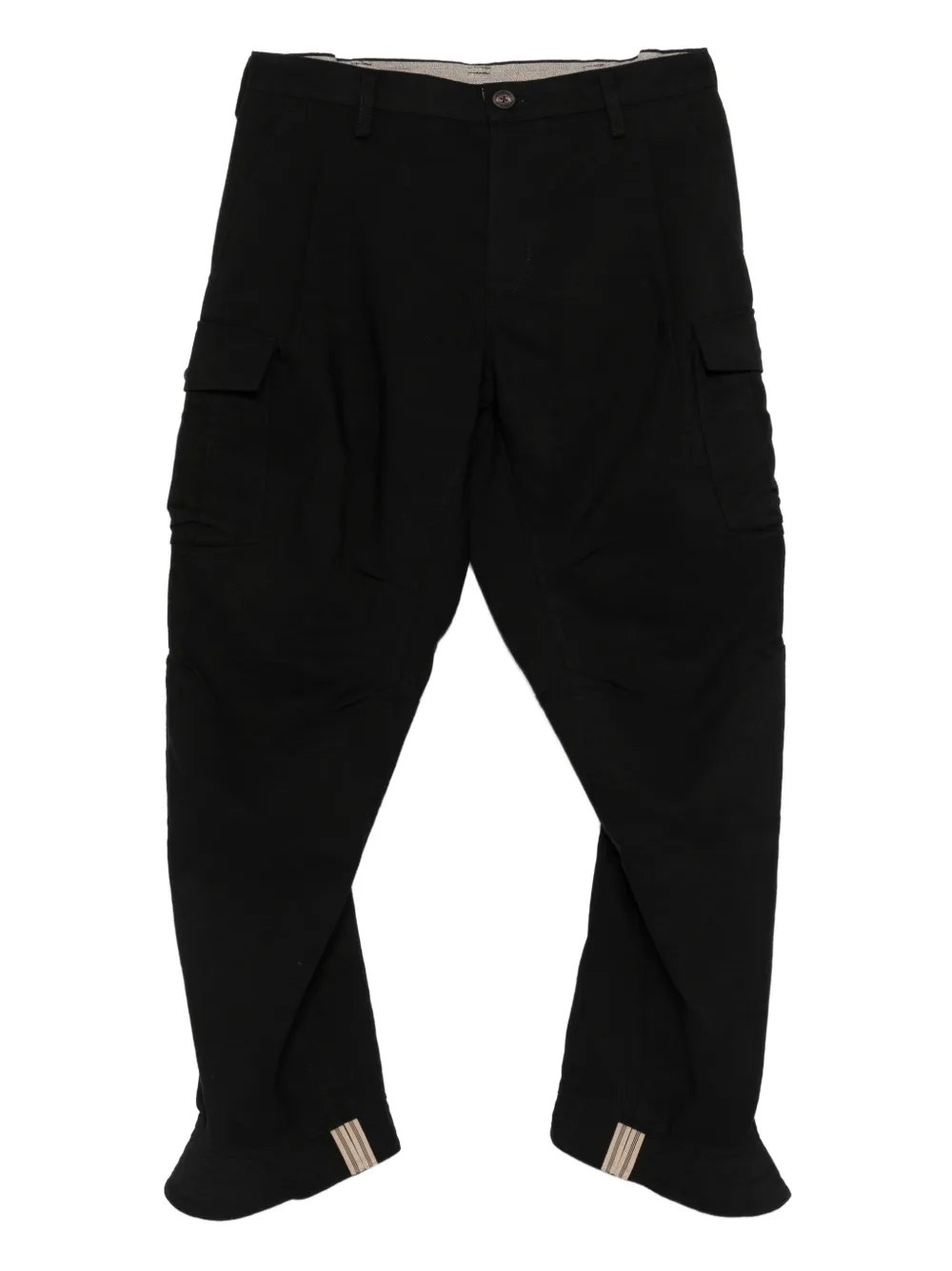 Ziggy Chen cargo straight-leg trousers | Black | Image 1