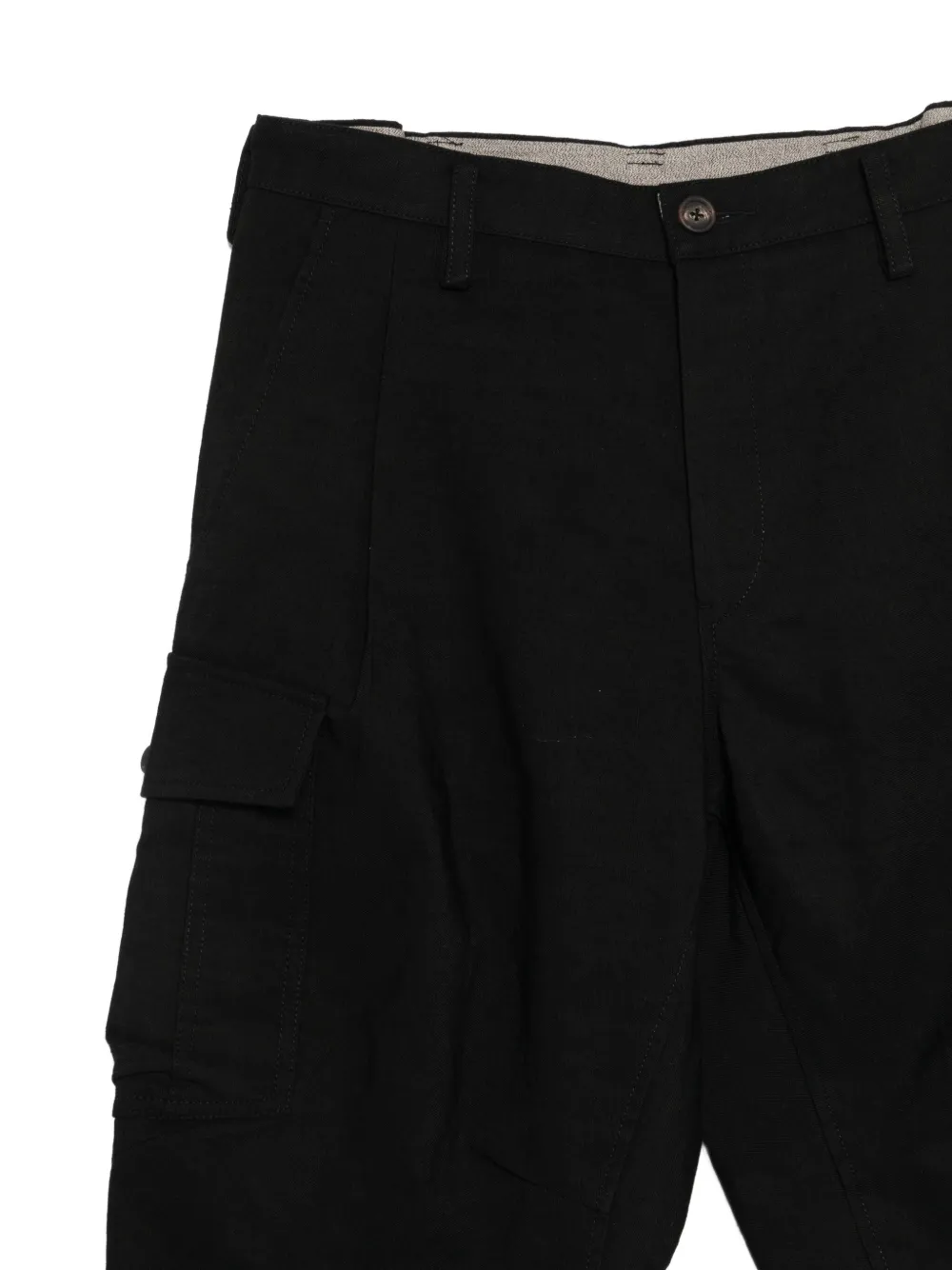 Ziggy Chen Cargo straight broek Zwart