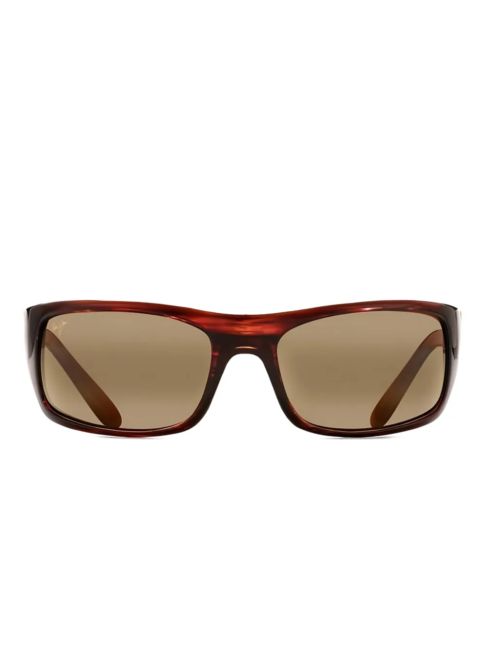 Maui Jim Peahi rectangle-frame sunglasses | Red | Image 1