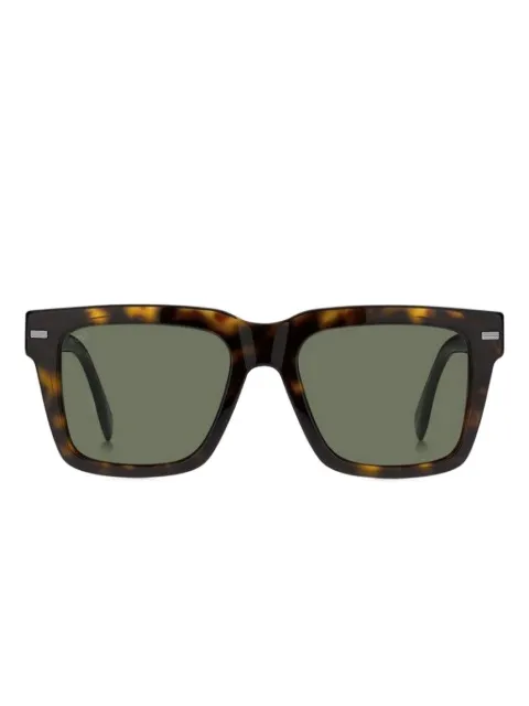 BOSS lentes de sol con armazón rectangular