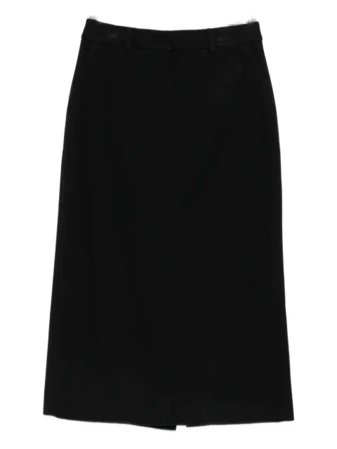 DUNST rear-slit pencil skirt