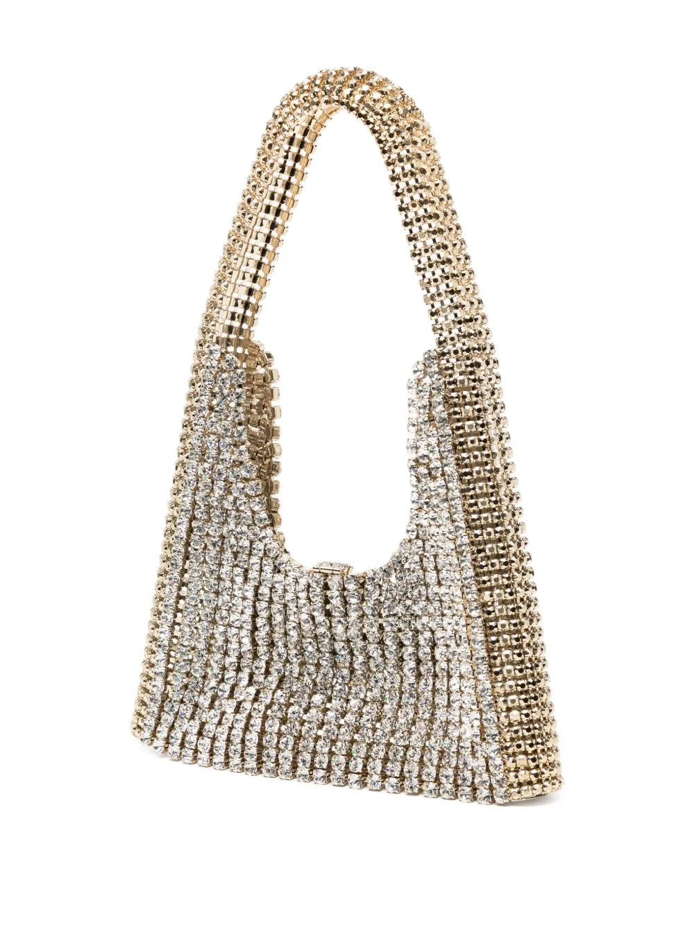 Benedetta Bruzziches Lia Crystal Brass Shoulder Bag In Gold