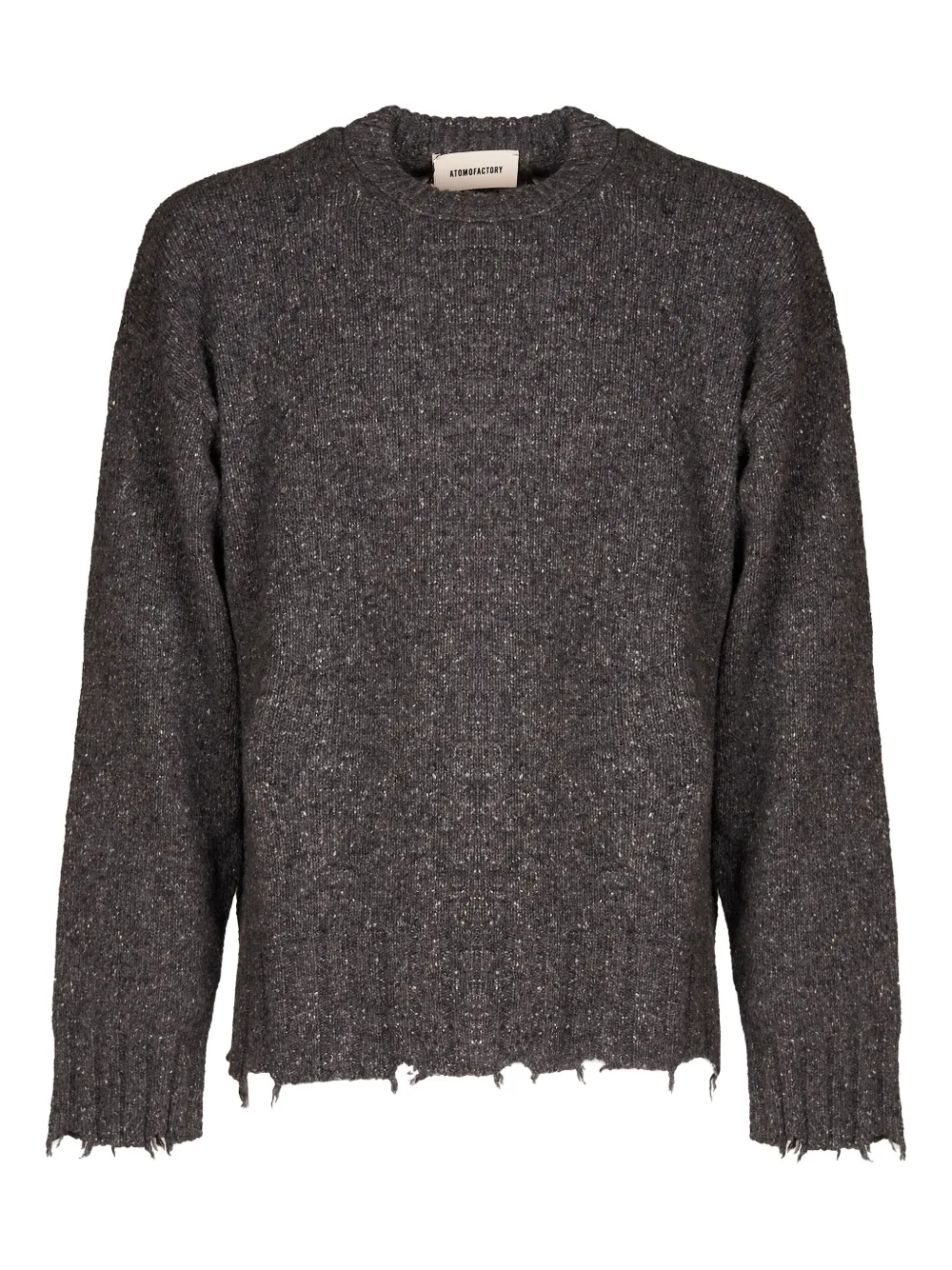 atomo factory frayed sweater | Grey | Image 1