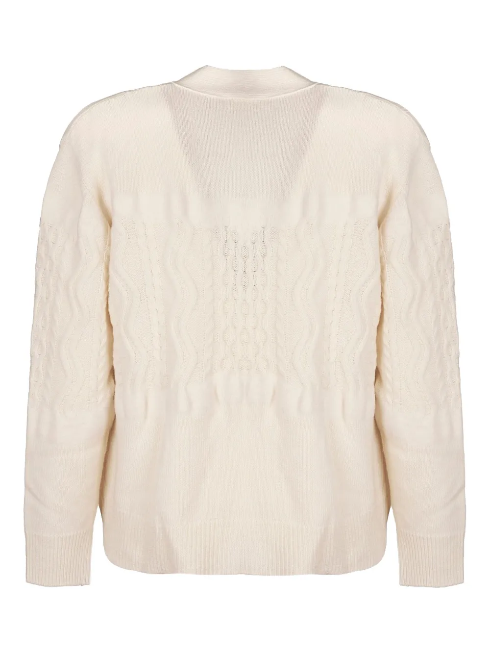 Atomo Factory Cable-knit Cardigan In Neutral