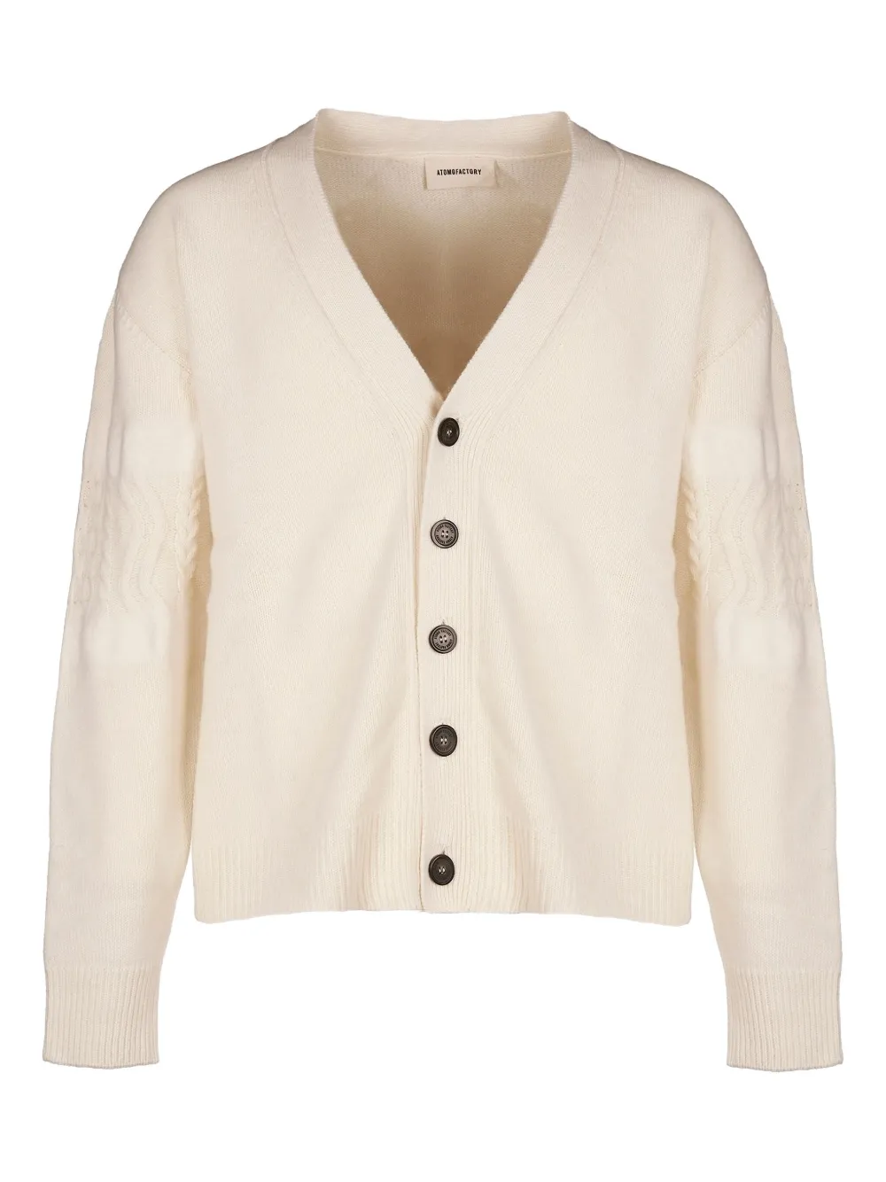 atomo factory cardigan en maille torsadée | tons neutres | Image 1