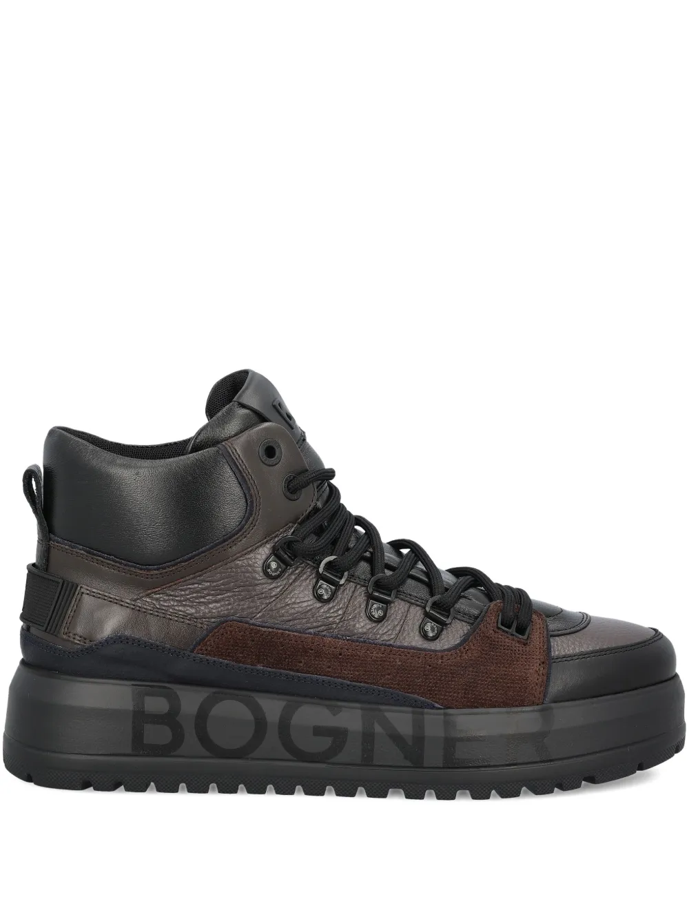 BOGNER lace-up platform sneakers | Brown | Image 1