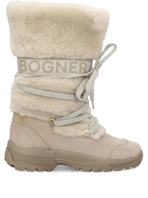 BOGNER botas texturizadas con agujetas