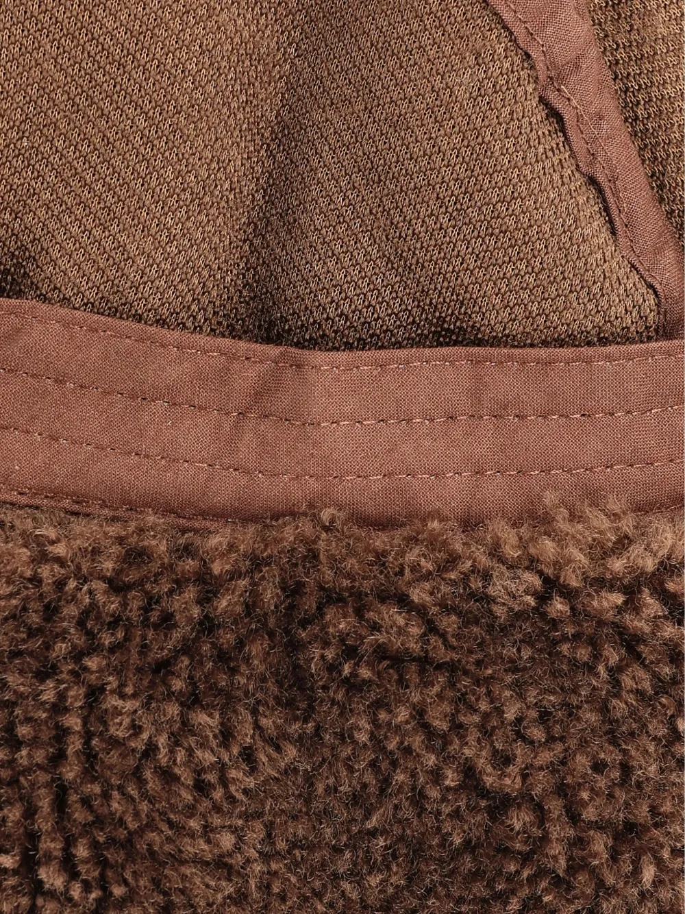 Kangol Fluffy-texture Hat In Brown