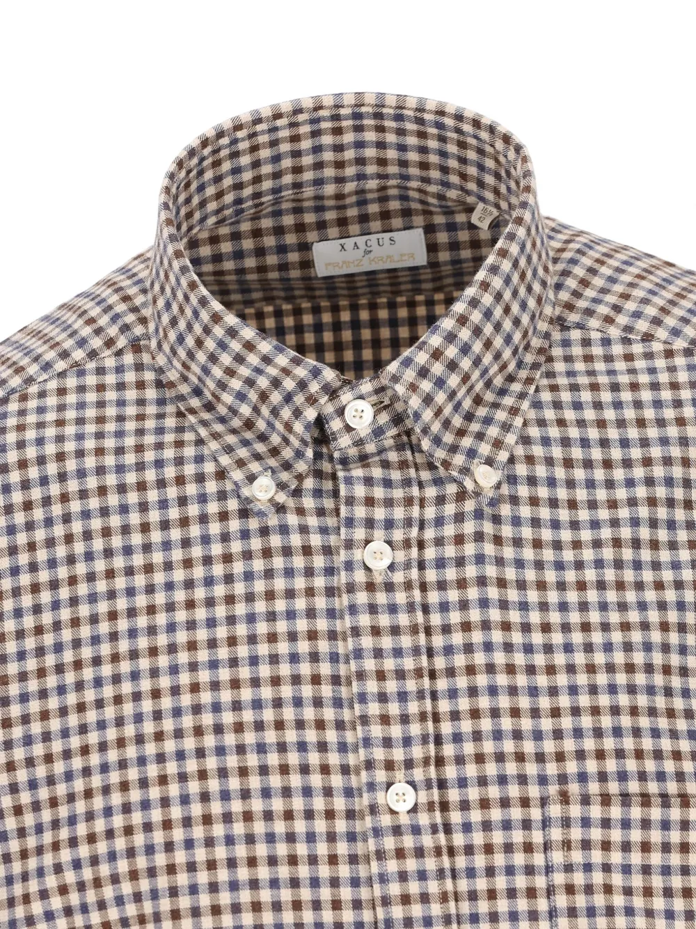 Xacus Buttoned Checked Shirt In Multi
