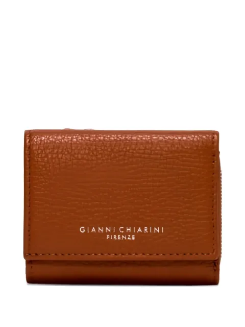 GIANNI CHIARINI zip leather wallet