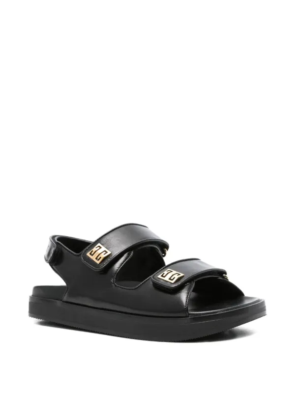 Givenchy ダブルストラップ サンダル | ブラック | FARFETCH JP