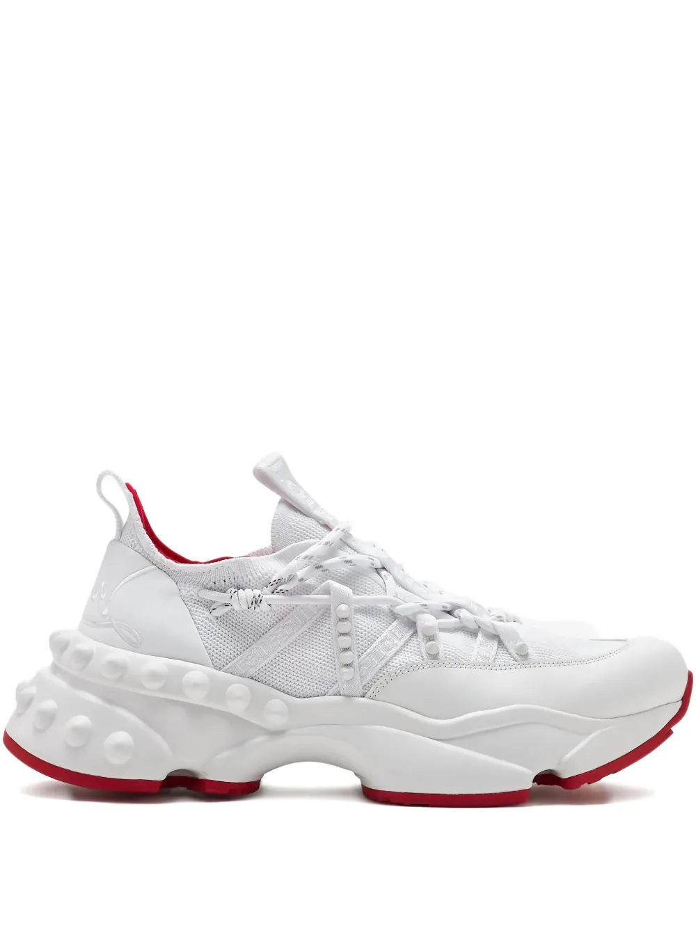 Christian Louboutin tenis con apliques | blanco | Image 1