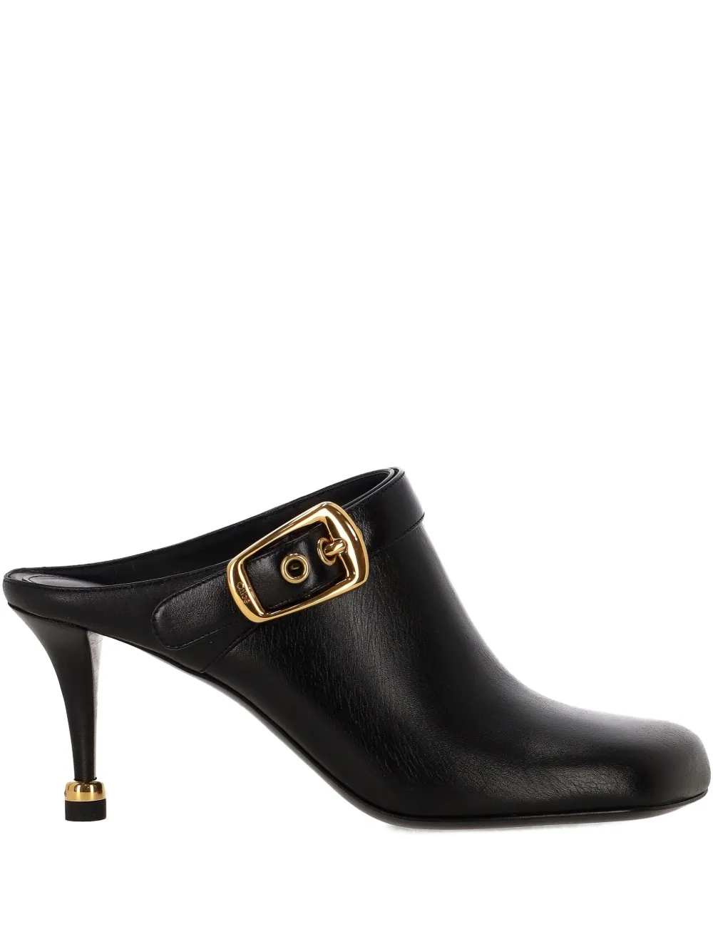 Chloé Andrea 75 MM leren muiltjes Zwart
