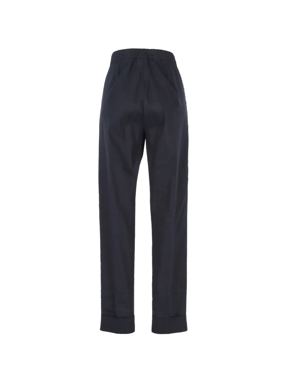 D.Exterior Pantalon met elastische tailleband Blauw
