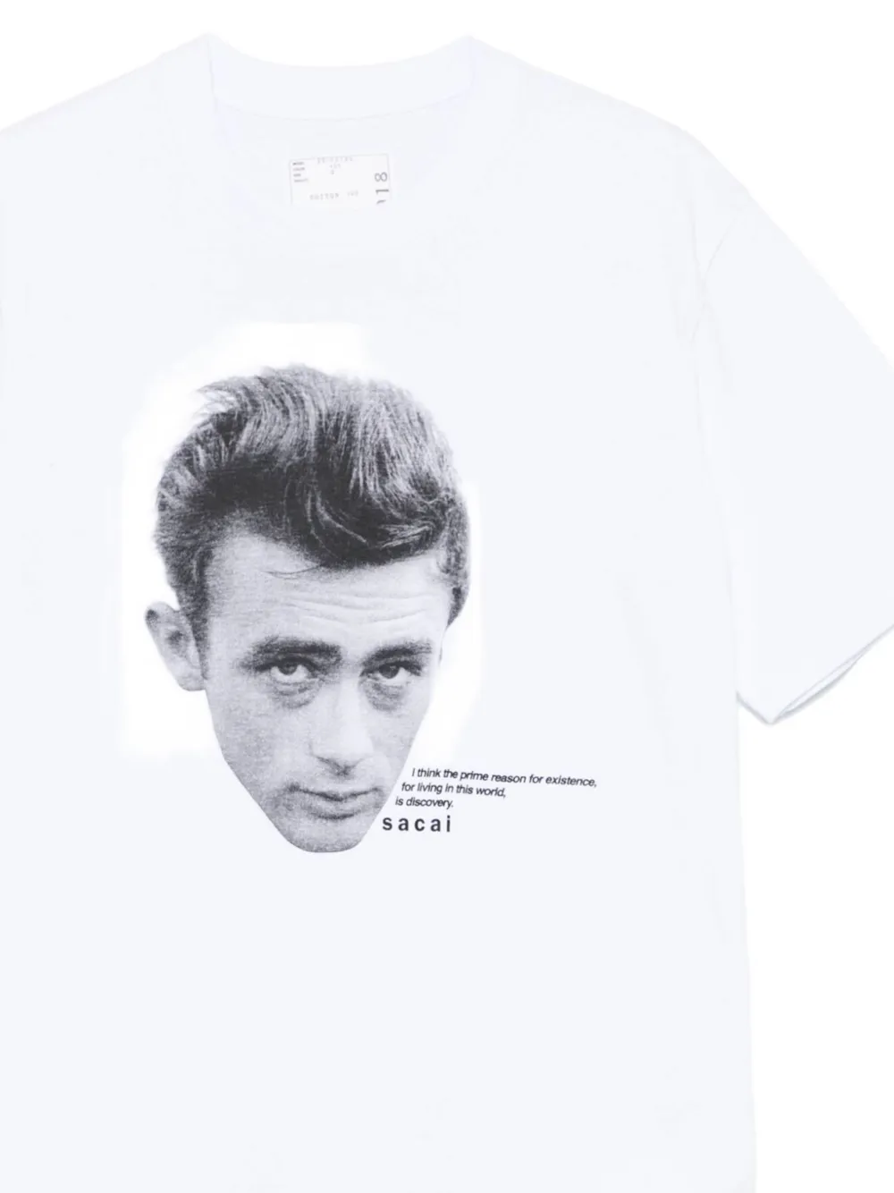 Sacai Crew-neck Short-sleeves T-shirt In White