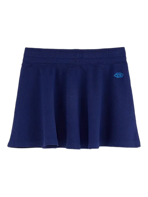 Bellerose Kids logo-embroidered skirt
